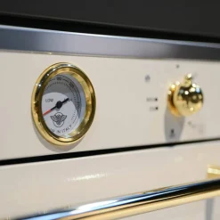 F609HEREKTAG Inbyggingsovn Heritage, 60 cm, elfenbenshvit/gull