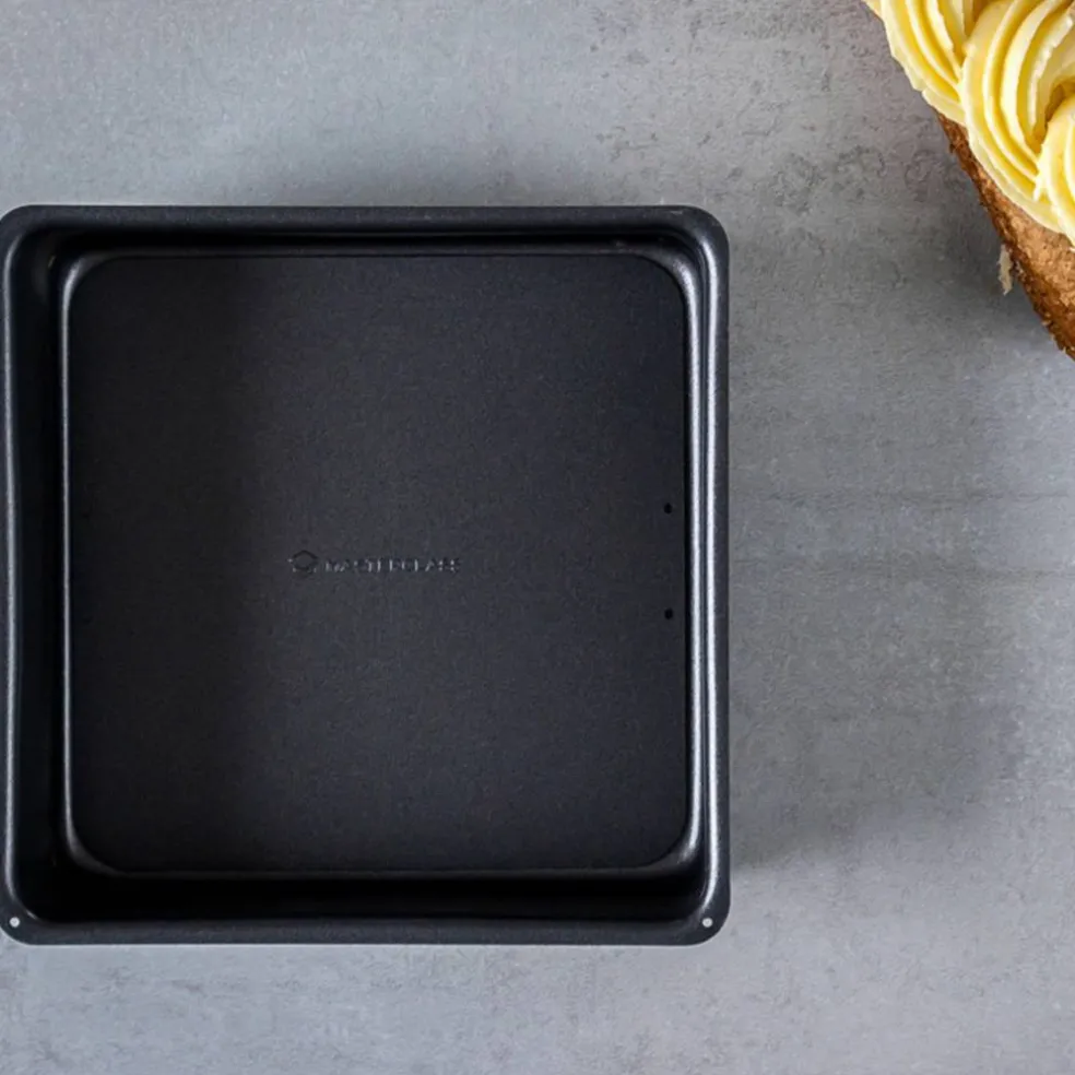 Firkantet Bakeform Avtagbar Bunn Non-stick 18 cm