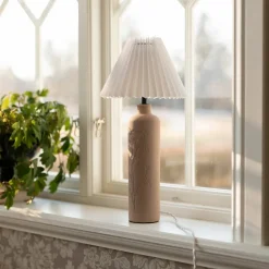 Flora Mud bordlampe, 46 cm
