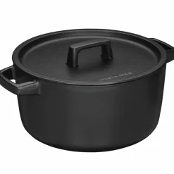 Folken støpejernsgryte med lokk 6 liter