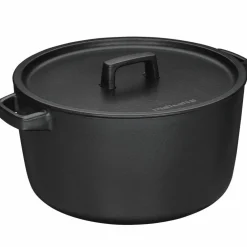 Folken støpejernsgryte med lokk 6 liter