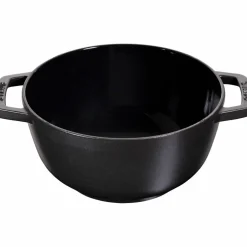 Fondue Sett 18 cm Svart med Blank Innside