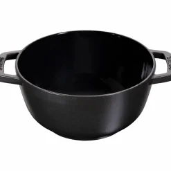 Fondue Sett 20 cm Svart med Blank Innside