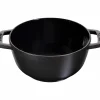 Fondue Sett 16 cm Svart med Blank Innside