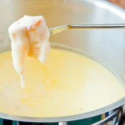 Fonduesett med 8 gafler, svart