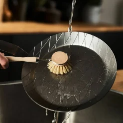 Forge stekepanne/grillpanne 24 cm, karbonstål