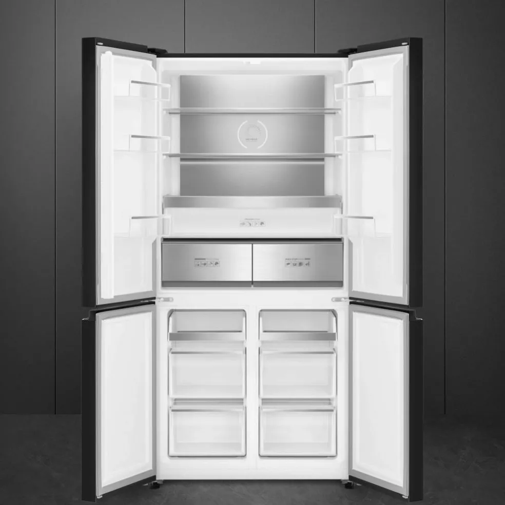 FQI60KD French Door kjøleskap, svart