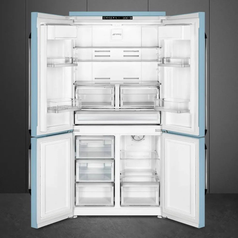FQ960PB6 Victoria French Door kombiskap, pastellblå