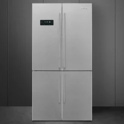 FQ60XDAIE Kombiskap 182 cm, rustfritt stål