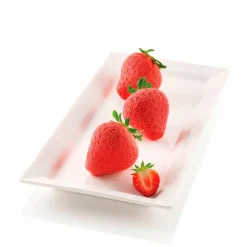 Fragole e Panna silikonform, lysgrå