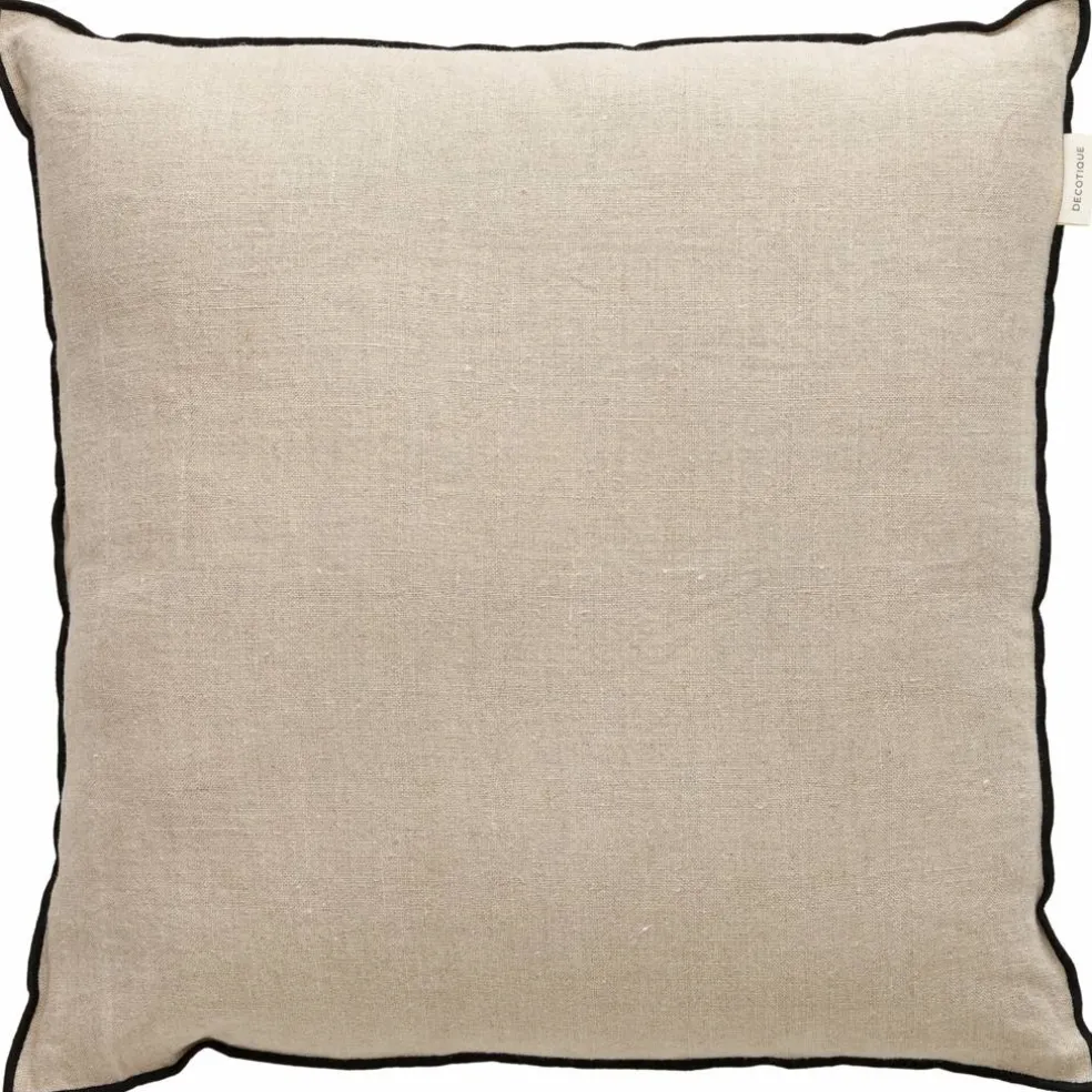 Frame linpute 50 x 50 cm, beige/svart