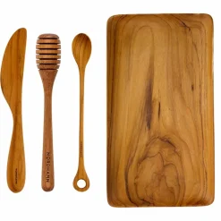 Frokostsett 4 deler, teak