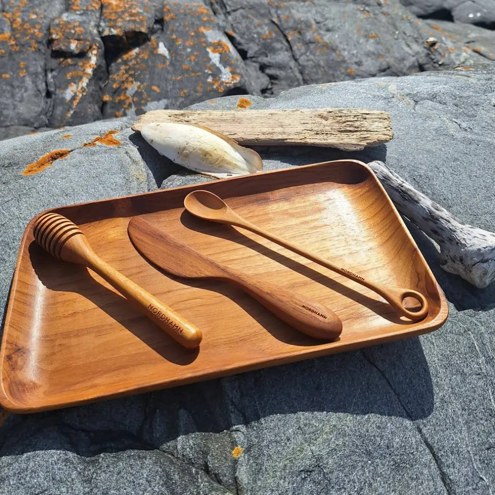 Frokostsett 4 deler, teak