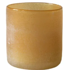 Frost telysholder, amber, small