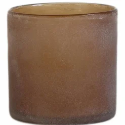 Frost telysholder, brown, medium