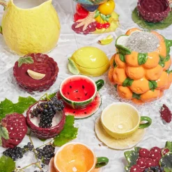 Fruity kopp med fat 25 cl, grønn/rød