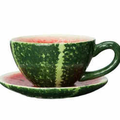 Fruity kopp med fat 25 cl, grønn/rød