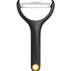 Functional Form grønnsaksskreller 15 cm, svart/oransje