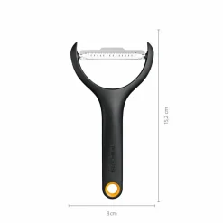 Functional Form julienneskreller 15 cm, svart/oransje