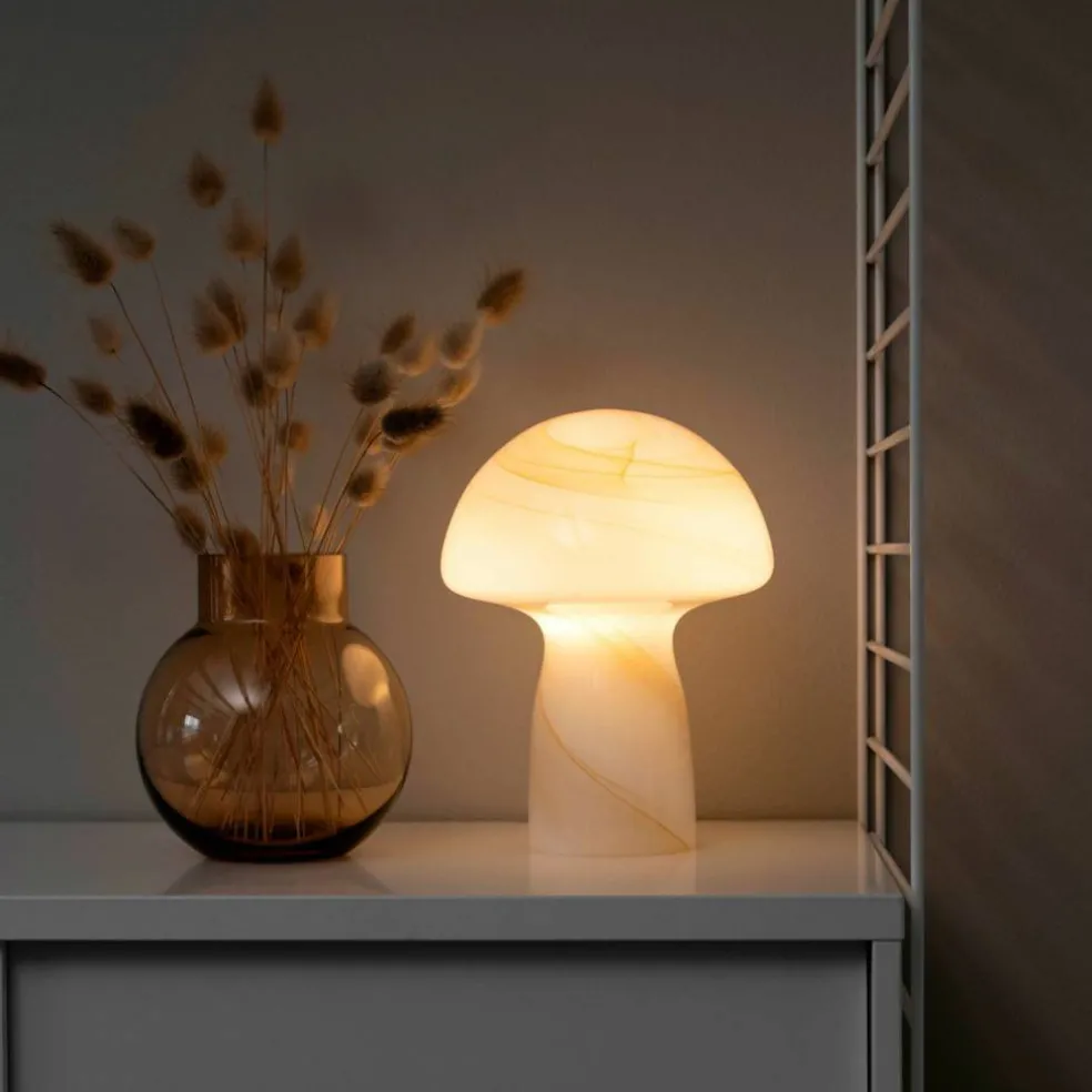 Fungo Bordlampe 16 cm, beige