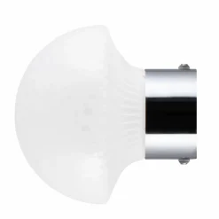 Fungo 16 vegglampe, hvit/krom
