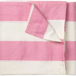 Gaia duk 330x145 cm, rosa/hvit