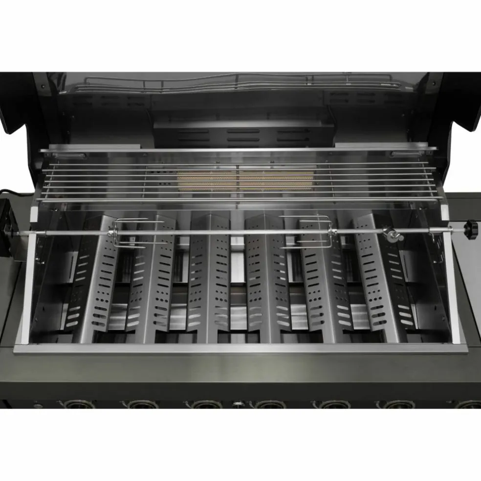 Gassgrill Black Diamond 6+2 sommerkjøkken, med kjøleskap og vannkran