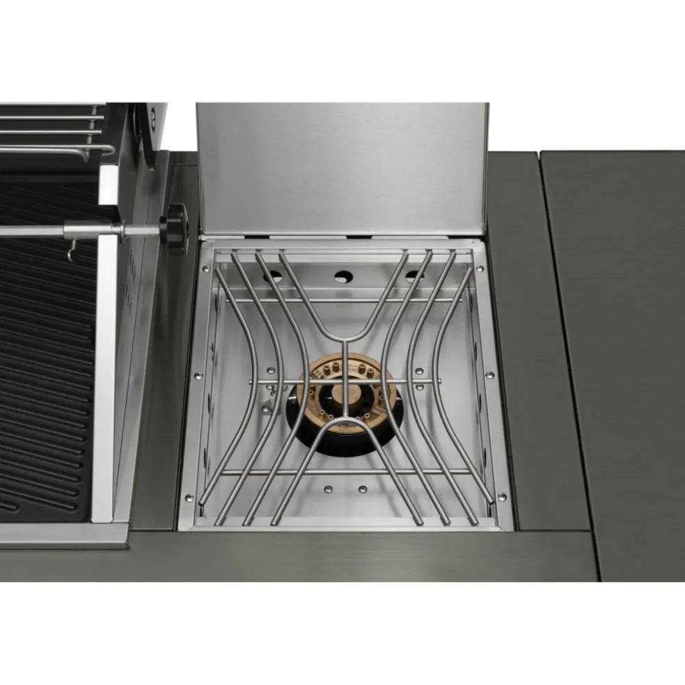 Gassgrill Black Diamond 6+2 sommerkjøkken, med kjøleskap og vannkran