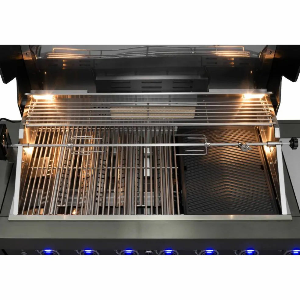 Gassgrill Black Diamond 6+2 sommerkjøkken, med kjøleskap og vannkran