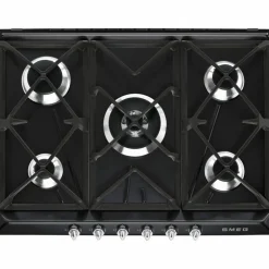 Gasskokeplate Victoria Design 68,5 cm, Svart Rustfritt Stål