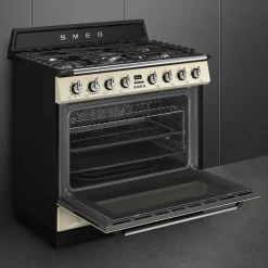 Gasskomfyr Victoria TR90GMBL 90 cm, svart