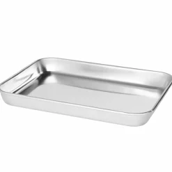 Gastrobrett i rustfritt stål 40 x 30 cm