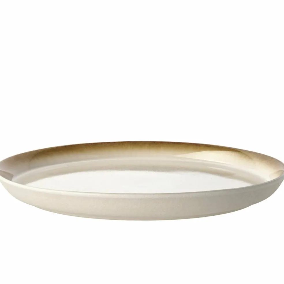 Gastro middagstallerken 27 cm, hvit/mørkeblå