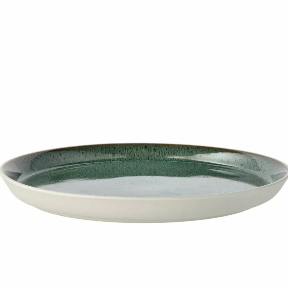 Gastro middagstallerken 27 cm, hvit/mørkeblå