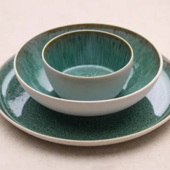 Gastro middagstallerken 27 cm, hvit/mørkeblå