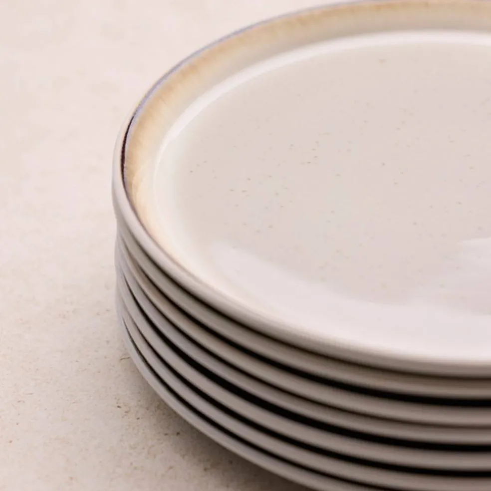 Gastro middagstallerken 27 cm, hvit/mørkeblå