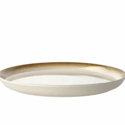 Gastro middagstallerken 27 cm, hvit/grønn
