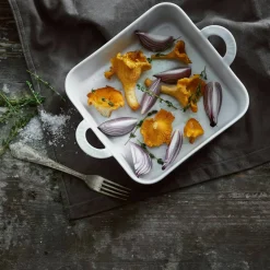 Gastronomi Toulouse Kvadratisk Fat Hvit 27 cm