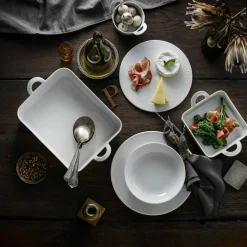 Gastronomi Toulouse Kvadratisk Fat Hvit 17,5 cm
