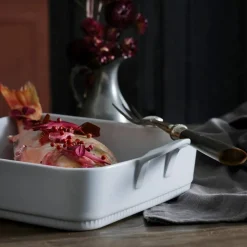 Gastronomi Toulouse Kvadratisk Fat Hvit 17,5 cm