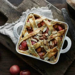 Gastronomi Toulouse Kvadratisk Fat Hvit 17,5 cm