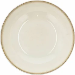Gastro pastaskål 20 cm, hvit/grønn