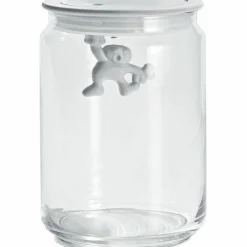 Gianni Glasskrukke med Lokk Hvit 90 cl