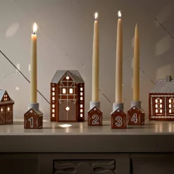 Gingerbread adventsstake 7,5 cm, brun