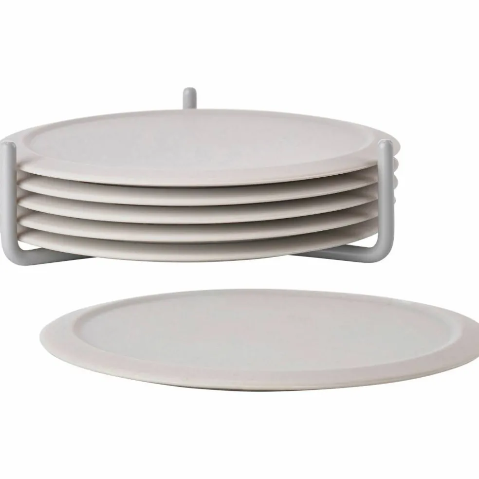 Glassbrikker Warm Grey med holder