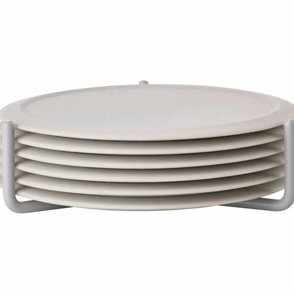 Glassbrikker Warm Grey med holder