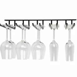 Glassoppheng til vegg 20 glass svart