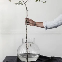 Glassvase Rund Ø38 x H 37