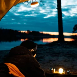 Glow campinglykt, svart