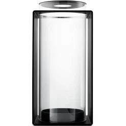 Glow lyslykt 18 cm, svart